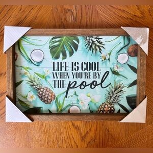 Pool Decor Life is Cool By the Pool